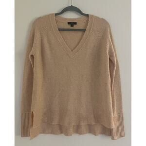 J. Crew Tan Merino Wool Alpaca Blend Cozy Longline Sweater XS